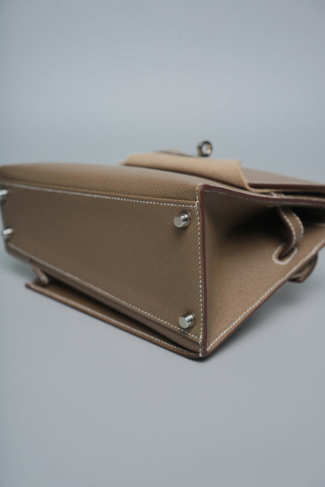 Hermes Kelly Desordre in Etoupe Epsom Ghw