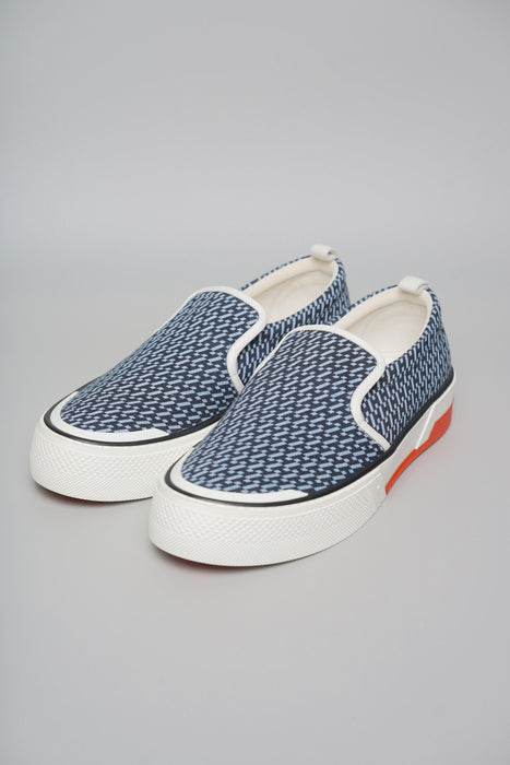 Hermes Gliss Loafers Sneaker in Bleu Clair Size 43 (Brand New)