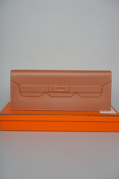 Hermes Birkin Shadow Pochette in Gold Swift (Brand New)
