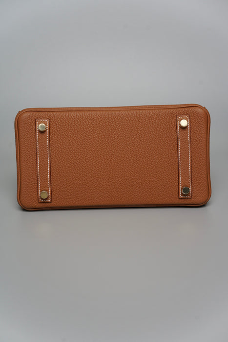 Hermes Birkin 25 in Gold Togo Ghw (Brand New)
