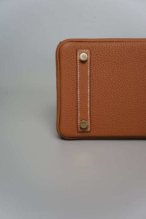 Hermes Birkin 25 in Gold Togo Ghw (Brand New)
