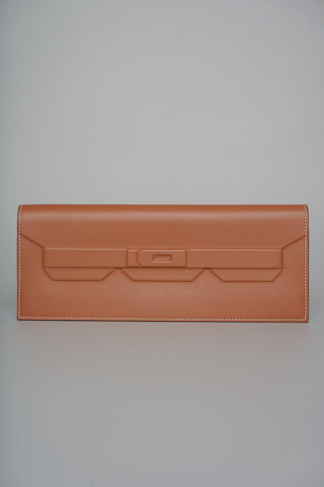 Hermes Birkin Shadow Pochette in Gold Swift (Brand New)