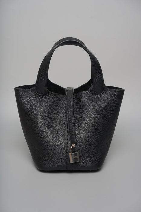 Hermes Picotin 18 in Noir Phw (Brand New)
