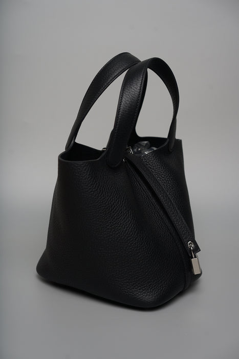 Hermes Picotin 18 in Noir Phw (Brand New)