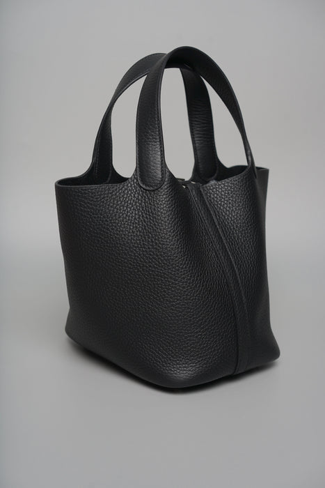 Hermes Picotin 18 in Noir Phw (Brand New)