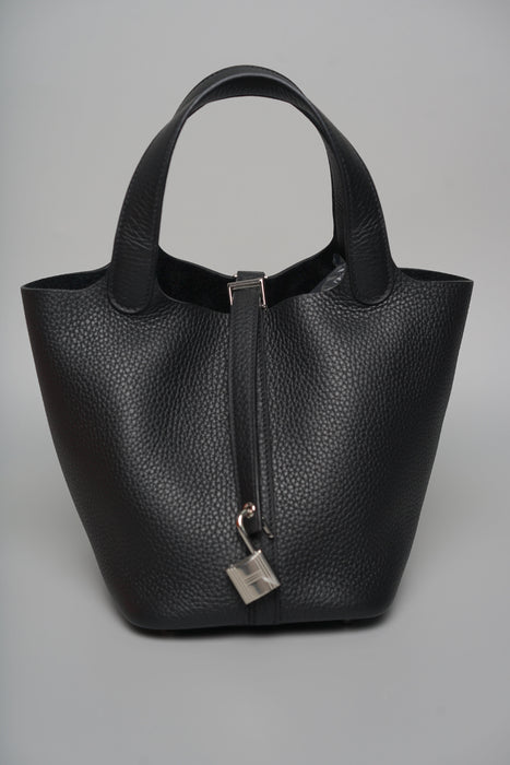 Hermes Picotin 18 in Noir Phw (Brand New)