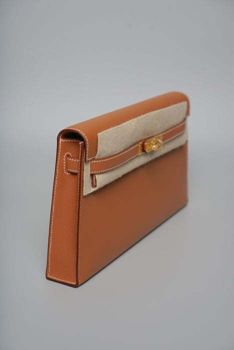 Hermes Kelly Elan in Gold Madame Ghw (Brand New)