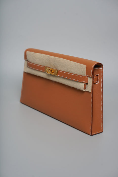Hermes Kelly Elan in Gold Madame Ghw (Brand New)