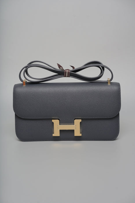 Hermes Constance Elan in Ardoise Permabrass (Brand New)