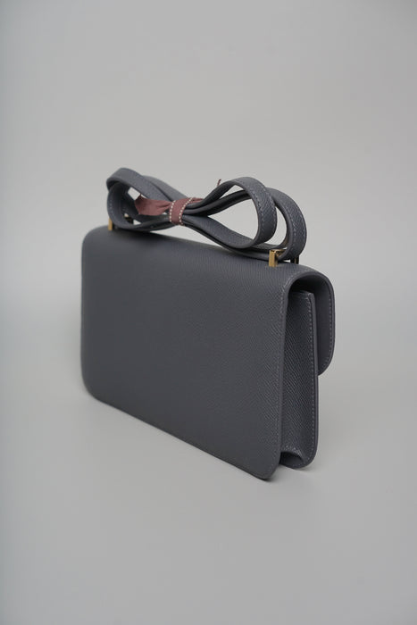 Hermes Constance Elan in Ardoise Permabrass (Brand New)