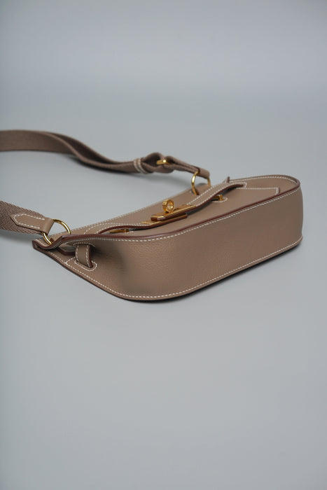 Hermes Mini Jypsiere in Etoupe Evercolor Ghw (Brand New)