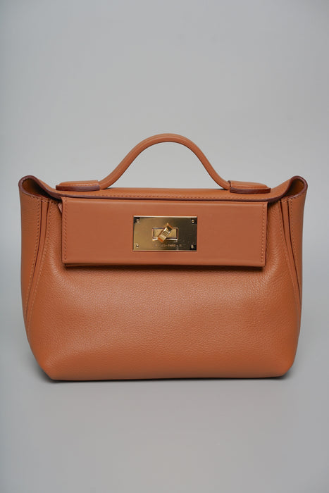 Hermes 2424-21 in Gold Ghw (Brand New)