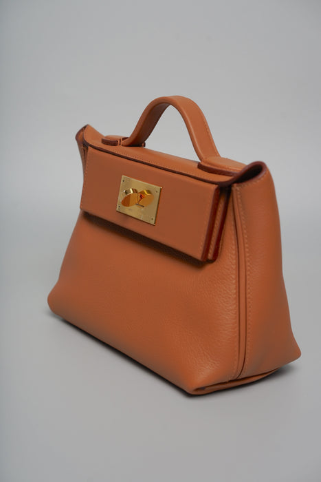 Hermes 2424-21 in Gold Ghw (Brand New)