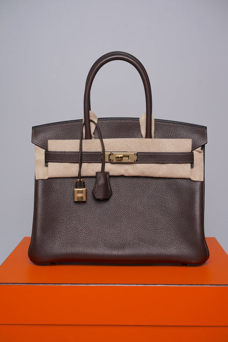 Hermes Birkin 30 in Ebene Barenia Ghw (Brand New)