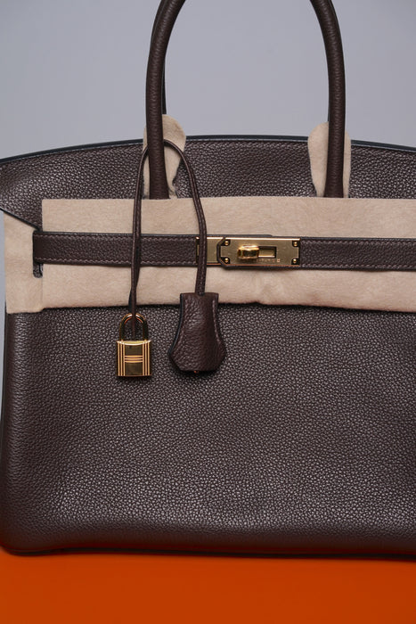 Hermes Birkin 30 in Ebene Barenia Ghw (Brand New)