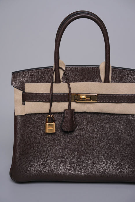 Hermes Birkin 30 in Ebene Barenia Ghw (Brand New)