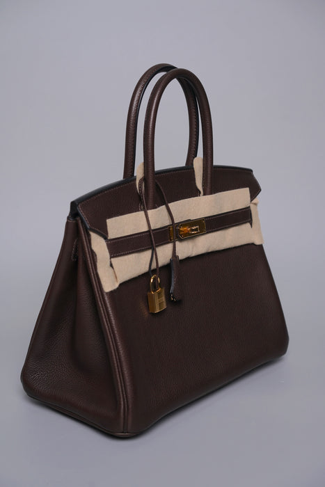 Hermes Birkin 30 in Ebene Barenia Ghw (Brand New)