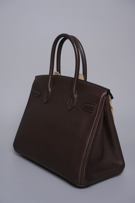 Hermes Birkin 30 in Ebene Barenia Ghw (Brand New)