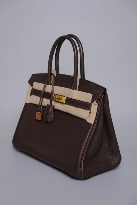 Hermes Birkin 30 in Ebene Barenia Ghw (Brand New)