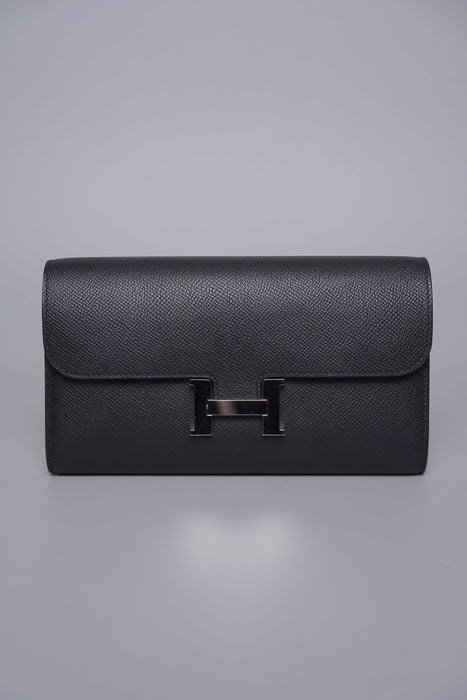 Hermes Constance To Go in Noir Epsom Phw