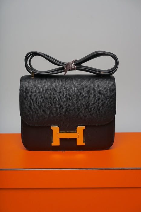 Hermes Constance 18 in Noir Ghw (Brand New)