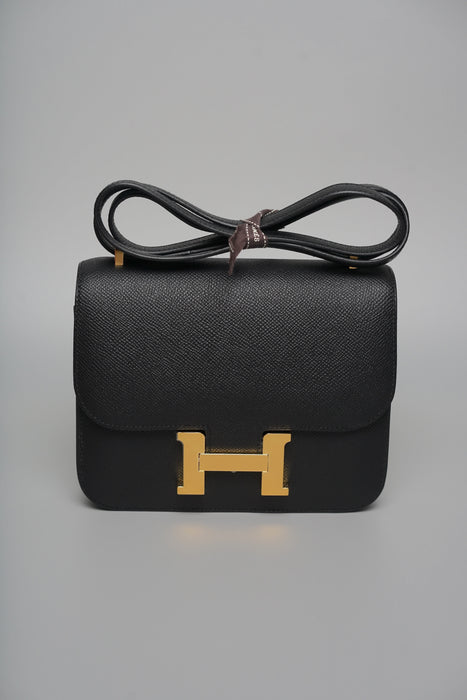 Hermes Constance 18 in Noir Ghw (Brand New)