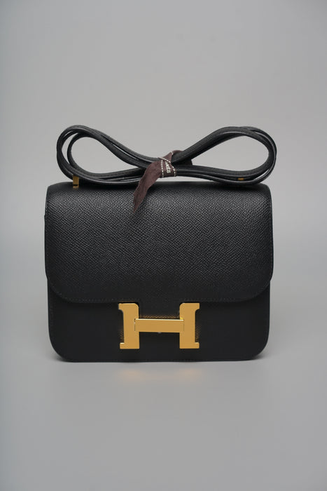 Hermes Constance 18 in Noir Ghw (Brand New)