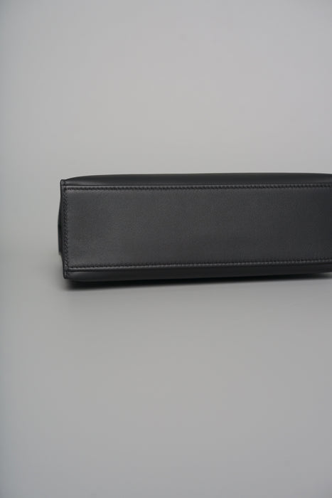 Hermes Kelly Pochette in Black Swift Phw (Brand New)