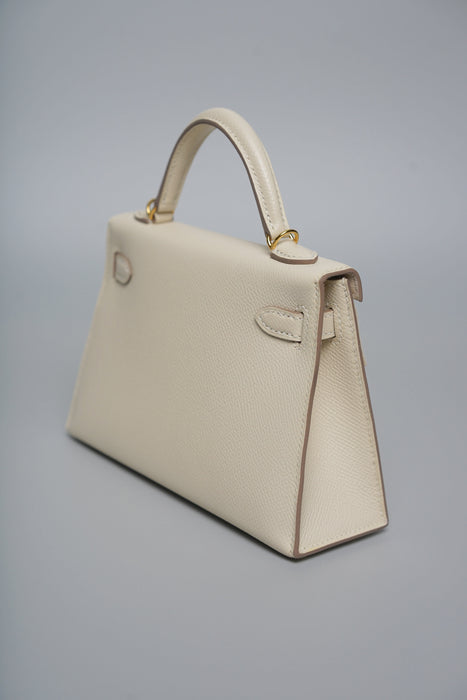 Hermes Kelly 20 in Craie Ghw (Brand New)
