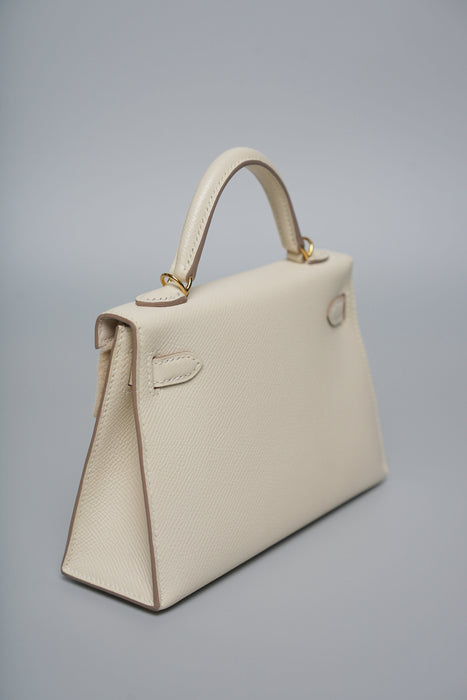 Hermes Kelly 20 in Craie Ghw (Brand New)