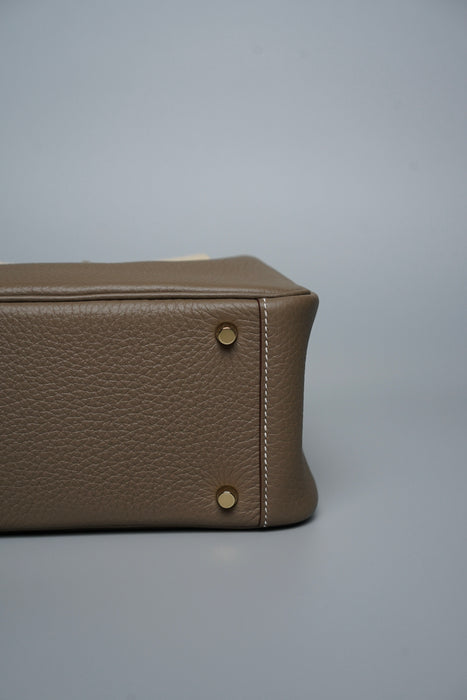 Hermes Mini Lindy ll in Etoupe Ghw (Brand New)