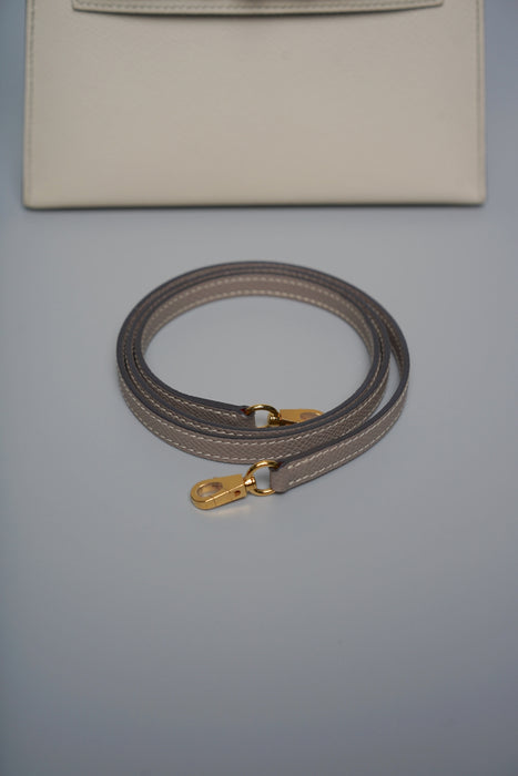 Hermes HSS Kelly 20 in Craie x Asphalt Ghw (Brand New)