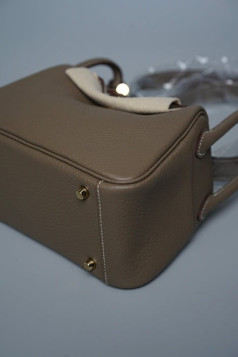 Hermes Mini Lindy ll in Etoupe Ghw (Brand New)