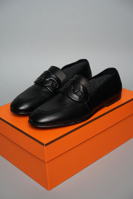Hermes Honest Loafer in Noir Size 37 (Brand New)