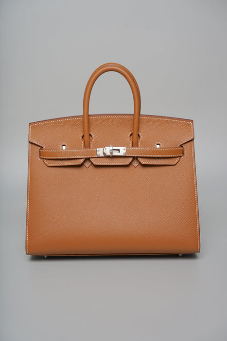 Hermes Birkin 25 Sellier in Gold Epsom Phw (Brand New)