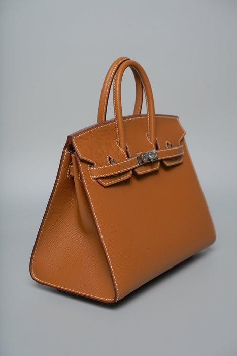 Hermes Birkin 25 Sellier in Gold Epsom Phw (Brand New)