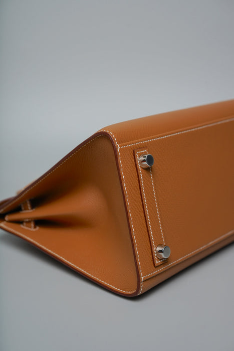 Hermes Birkin 25 Sellier in Gold Epsom Phw (Brand New)