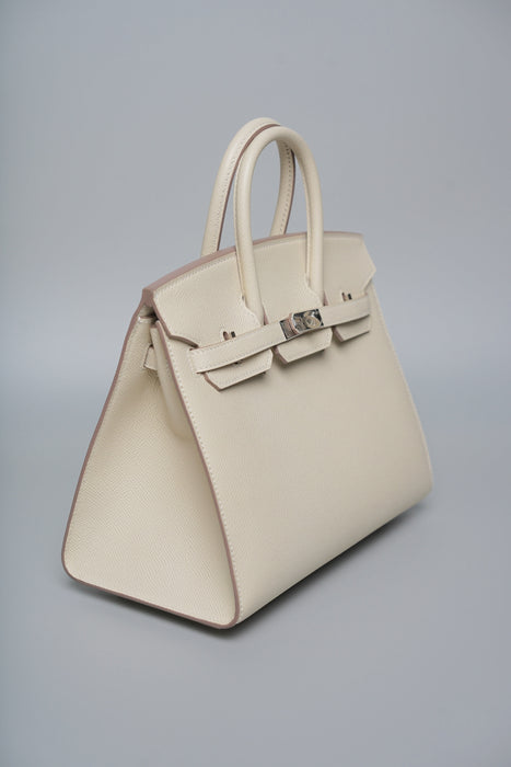 Hermes Birkin 25 Sellier in Craie Epsom Phw (Brand New)