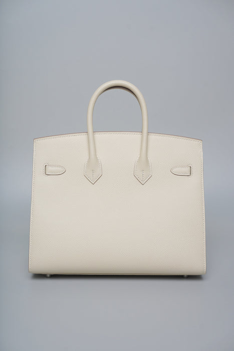 Hermes Birkin 25 Sellier in Craie Epsom Phw (Brand New)