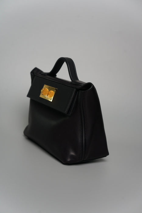 Hermes 2424-21 in Black Volupto Ghw (Brand New)