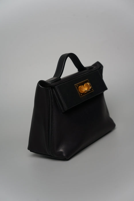 Hermes 2424-21 in Black Volupto Ghw (Brand New)