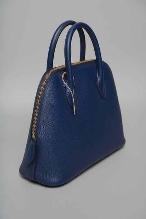 Hermes Bolide 25 in Navy Epsom Ghw (Brand New)