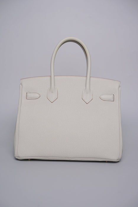 Hermes Birkin 30 in Gris Perle Togo Ghw (Brand New)