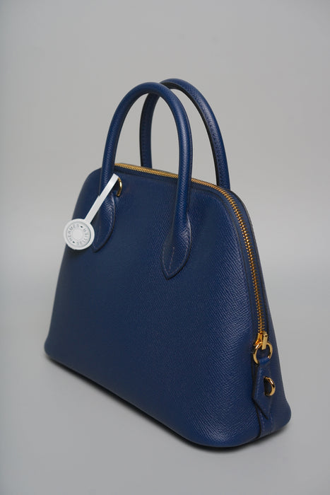 Hermes Bolide 25 in Navy Epsom Ghw (Brand New)