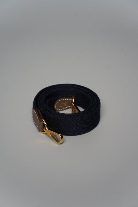 Hermes Mini Evelyne in Etoupe / Bleu Indigo Ghw (Brand New)