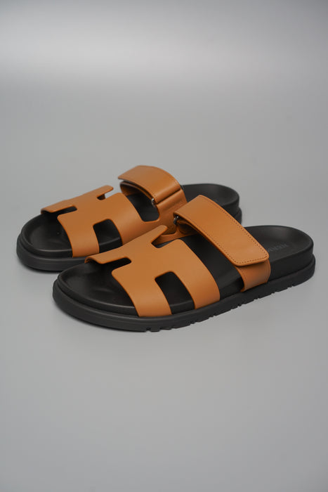 Hermes Chypre Sandals in Naturel Size 37.5 (Brand New)