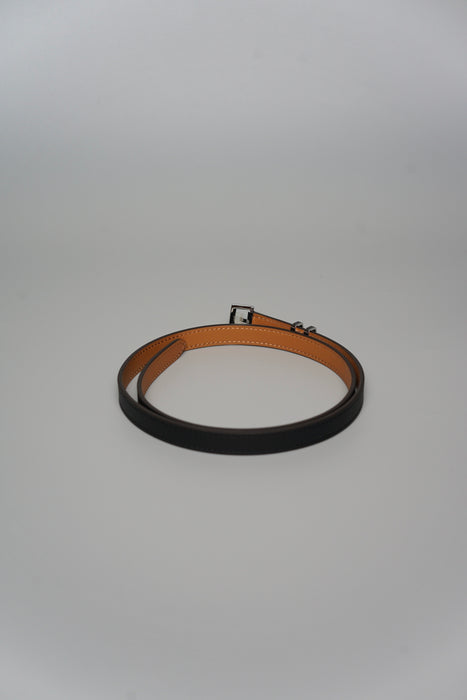 Hermes Pop H 15 Belt in Noir Phw Size 75 (Brand New)