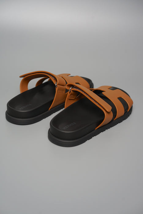 Hermes Chypre Sandals in Naturel Size 37.5 (Brand New)