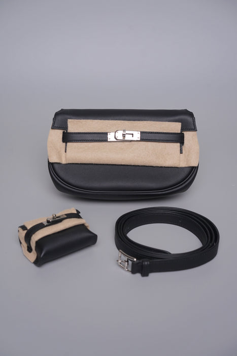 Hermes Kelly Moove Swift in Noir Phw (Brand New)