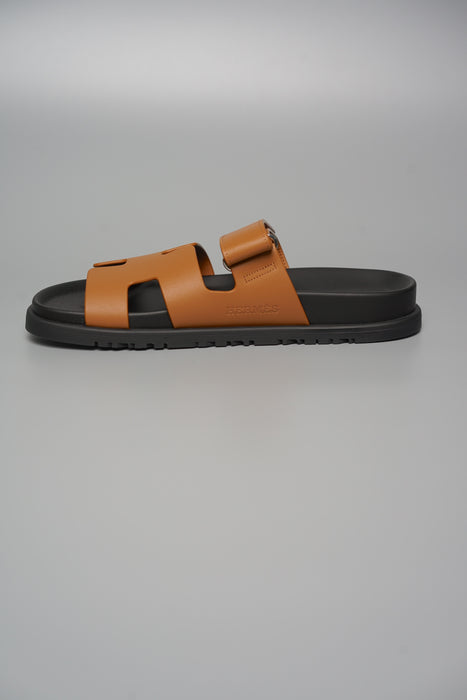 Hermes Chypre Sandals in Naturel Size 37.5 (Brand New)